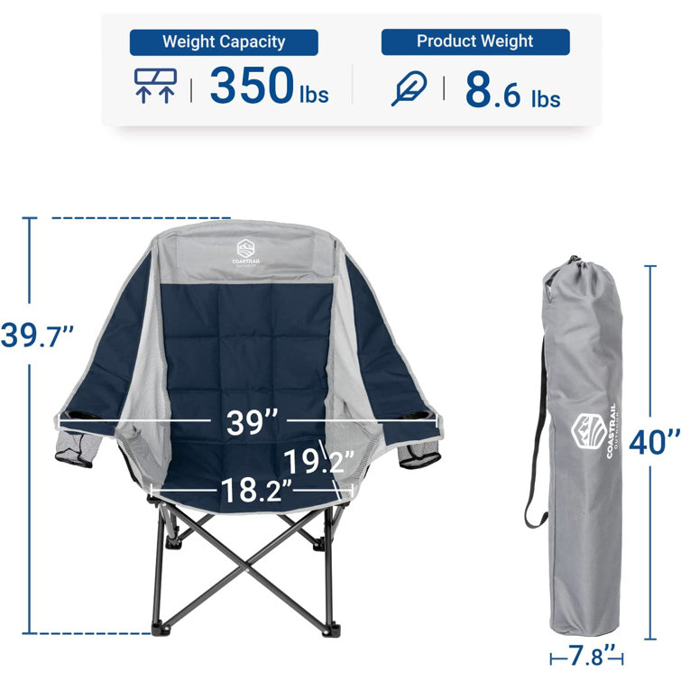 High weight discount capacity lawn chairs